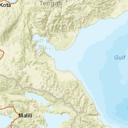 Sulawesi Tengah Street Map