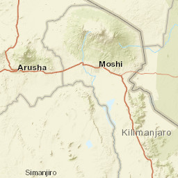 Kilimanjaro Street Map