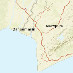 Kalimantan Selatan Street Map