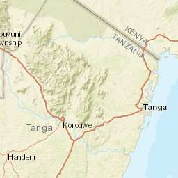 Tanga Street Map