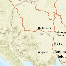 Lampung Street Map