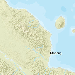 Madang Province Street Map