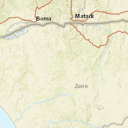 Zaire Province Street Map