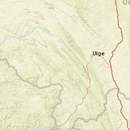 Uíge Province Street Map