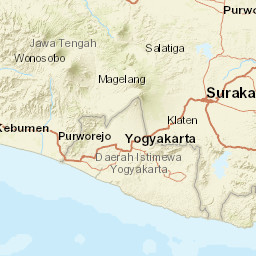 Jawa Tengah Street Map