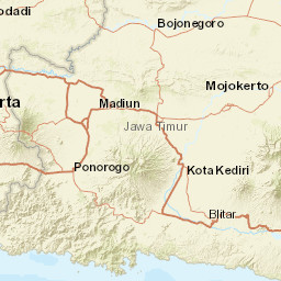 Jawa Timur Street Map