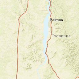 Tocantins Street Map