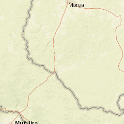 Luapula Province Street Map