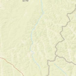 Bié Province Street Map