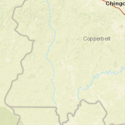 Copperbelt Province Street Map