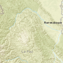 La Paz Department Street Map