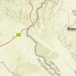 Blantyre District Street Map