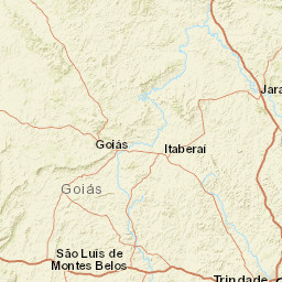 Goiás Street Map