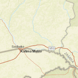 Zambezi Region Street Map