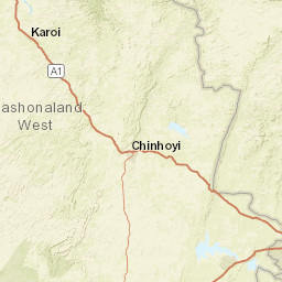 Mashonaland West Province Street Map