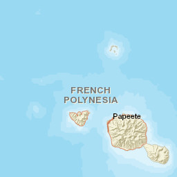 French Polynesia Street Map