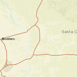 Santa Cruz Department Street Map