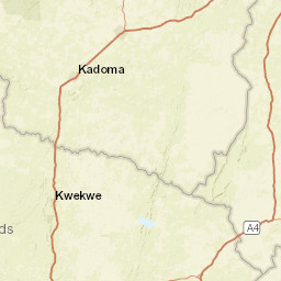 Midlands Province Street Map