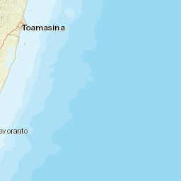 Toamasina Province Street Map