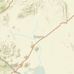 Oruro Department Street Map