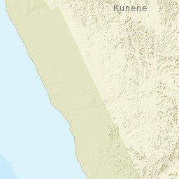 Kunene Region Street Map