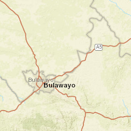 Bulawayo Province Street Map