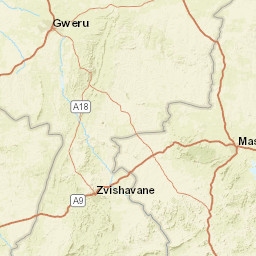 Zimbabwe Street Map
