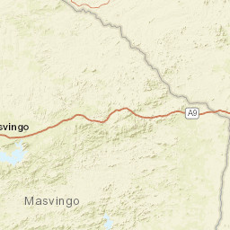 Masvingo Province Street Map