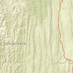 Chuquisaca Department Street Map