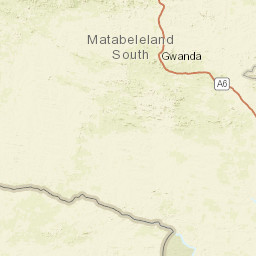 Matabeleland South Province Street Map