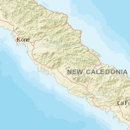 New Caledonia Street Map