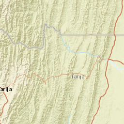 Tarija Department Street Map