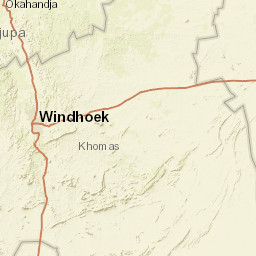 Khomas Region Street Map