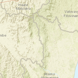 Fianarantsoa Province Street Map