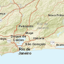 Rio de Janeiro Street Map