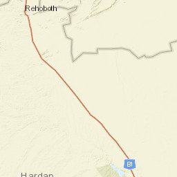 Hardap Region Street Map
