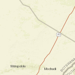 Kgatleng District Street Map