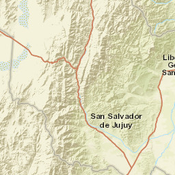 Jujuy Street Map