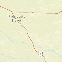 Presidente Hayes Department Street Map