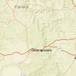 Paraná Street Map