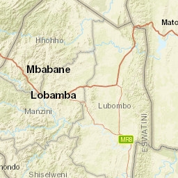 Eswatini Map