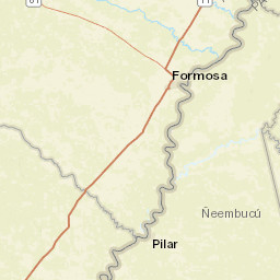 Ñeembucú Department Street Map