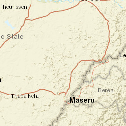 Lesotho Map