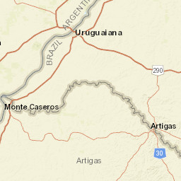Artigas Department Street Map