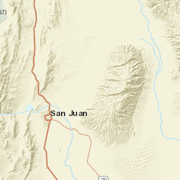 San Juan Street Map