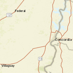 Salto Department Street Map