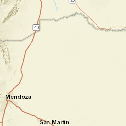 Mendoza Street Map