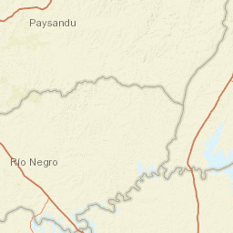 Río Negro Department Street Map