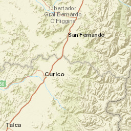 Libertador General Bernardo O'Higgins Street Map