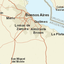 Ciudad Autónoma de Buenos Aires Street Map